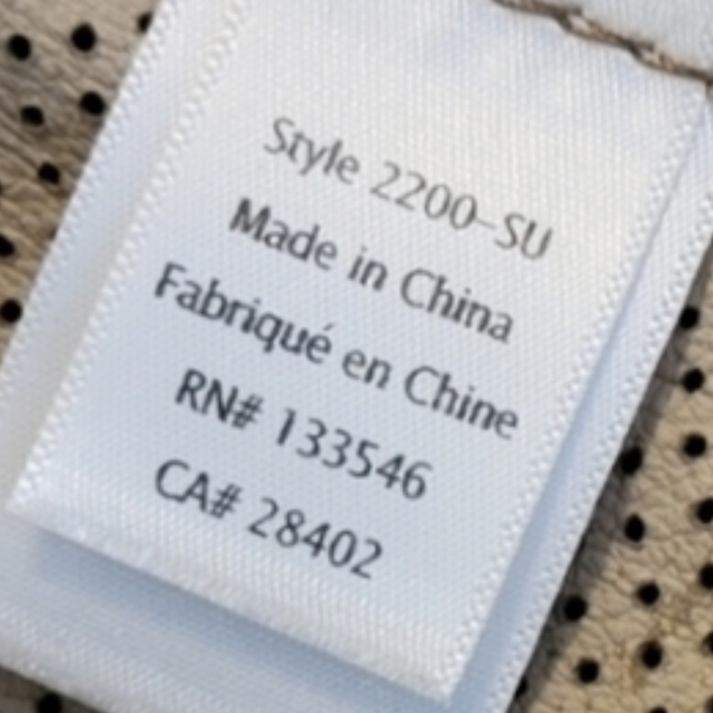 Ecru Suede Leather Jacket size XL - Picture 5 of 9